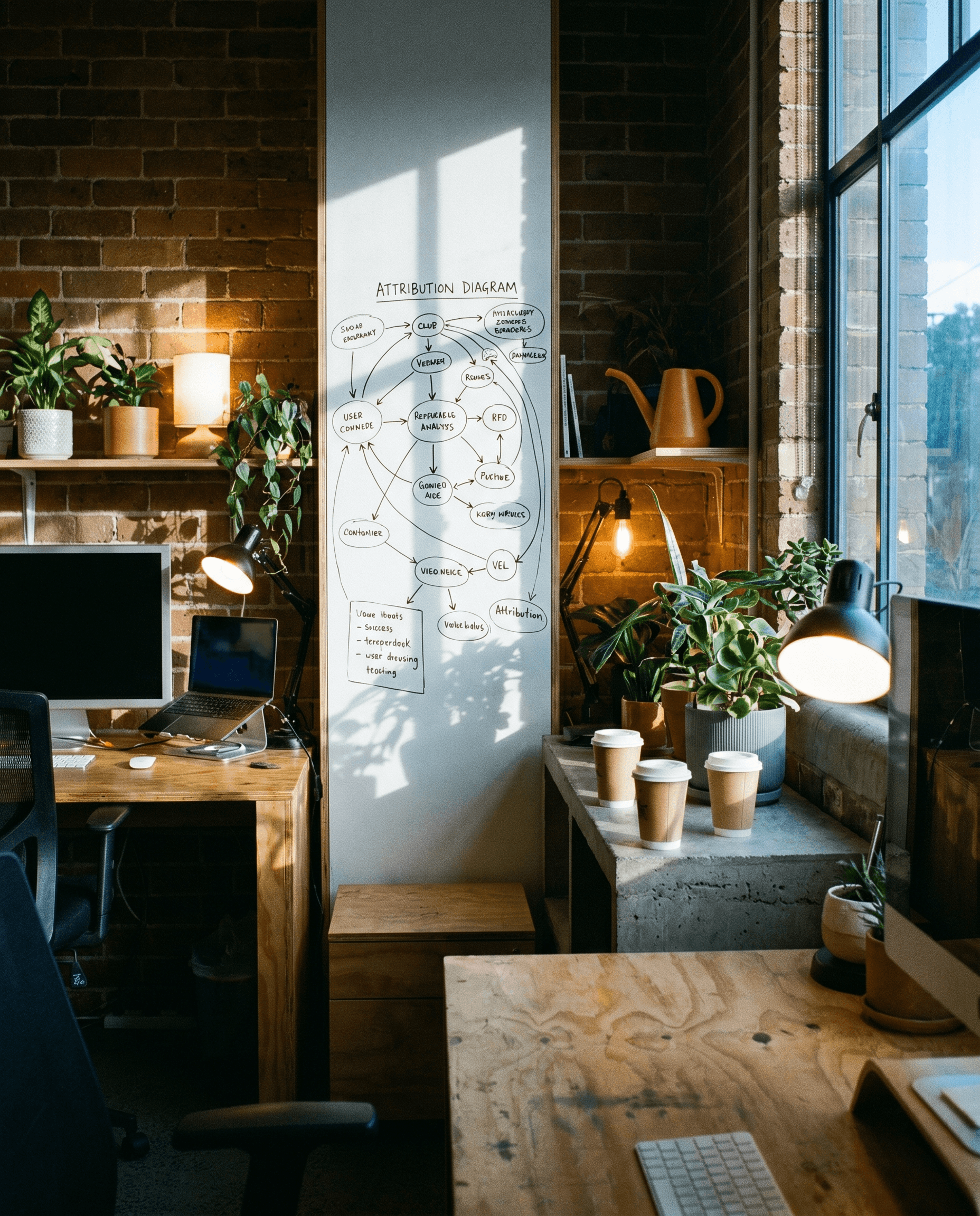Strategy room — where the next quarter gets argued through