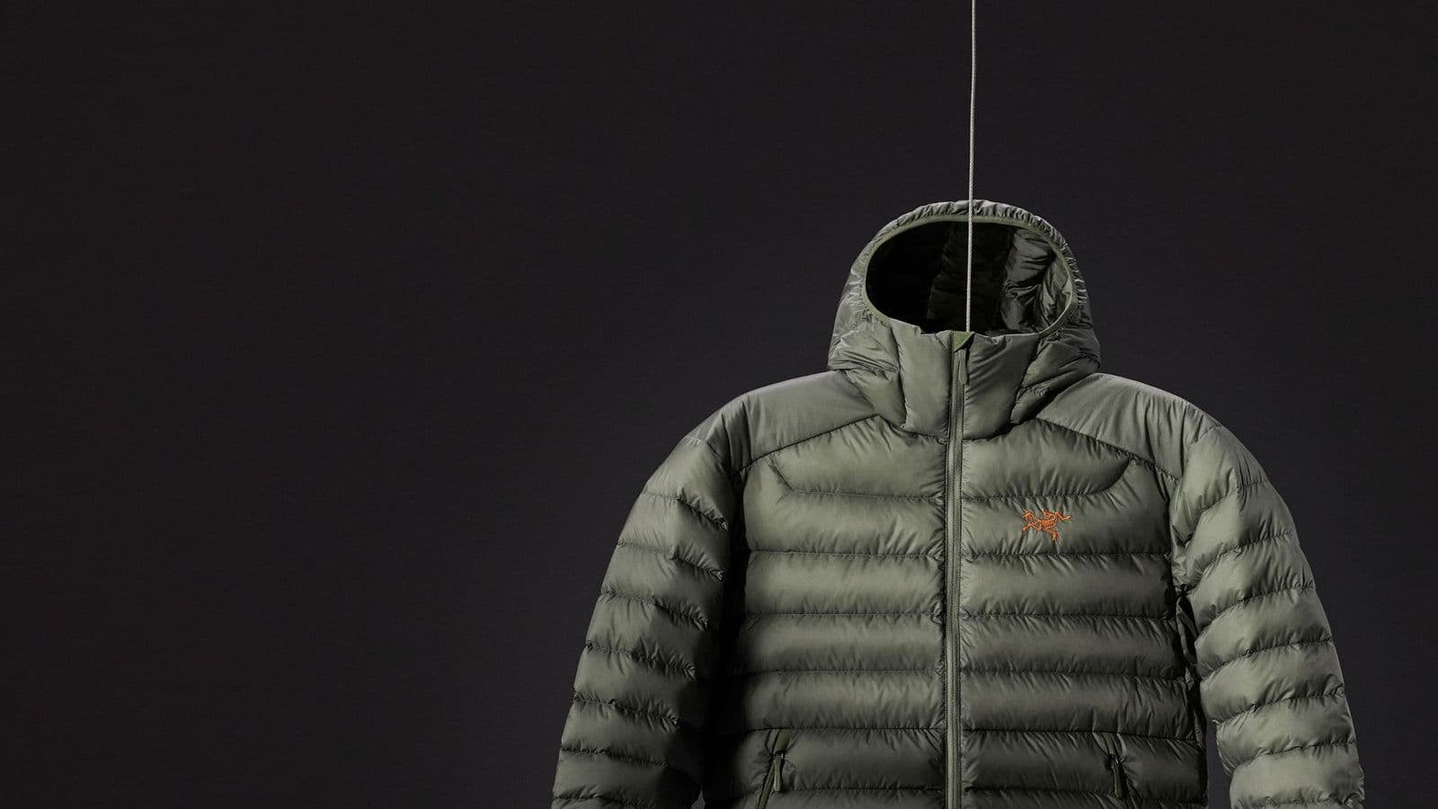 FW25 outerwear studio portrait