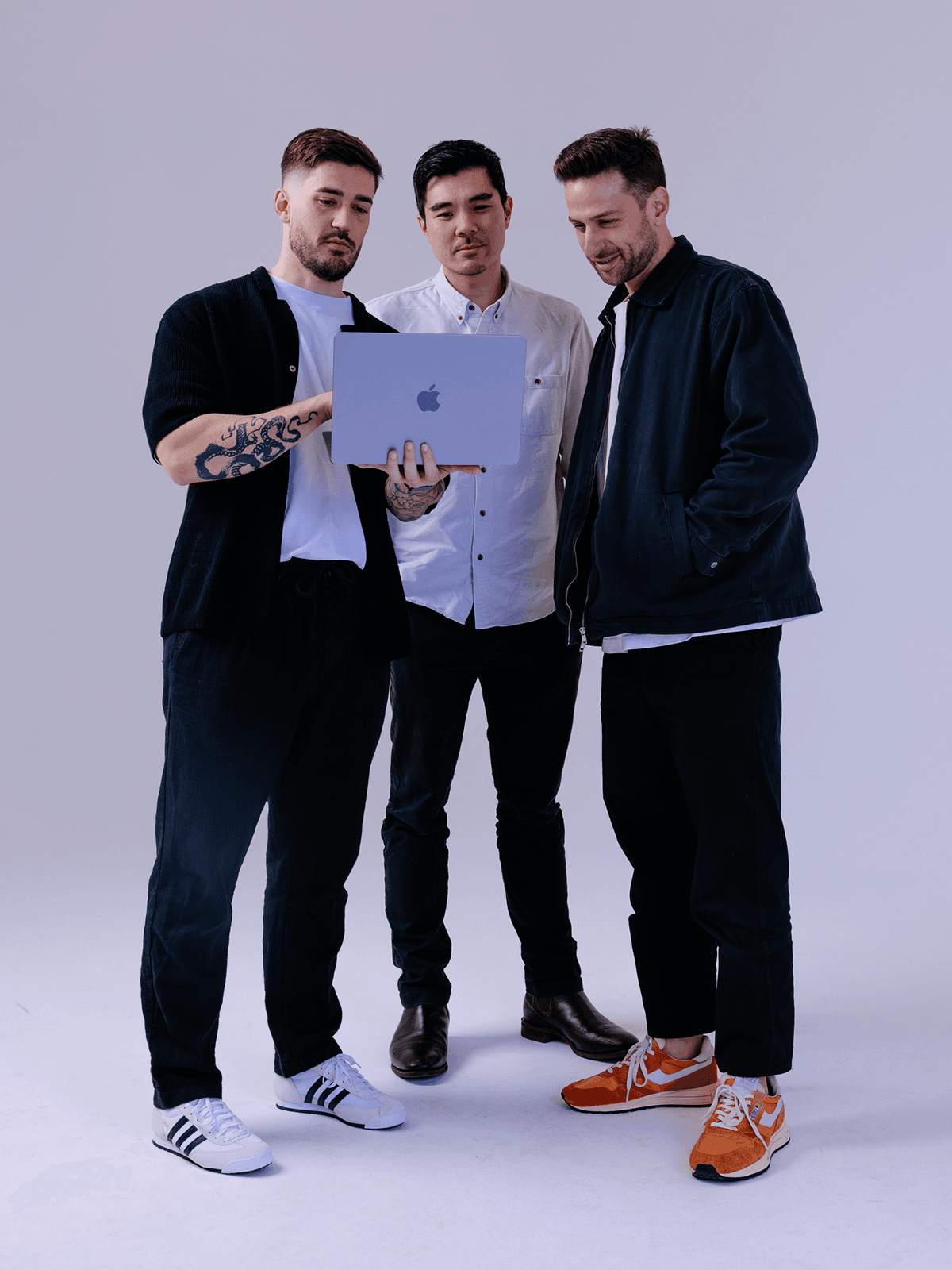 Three specialists, one laptop